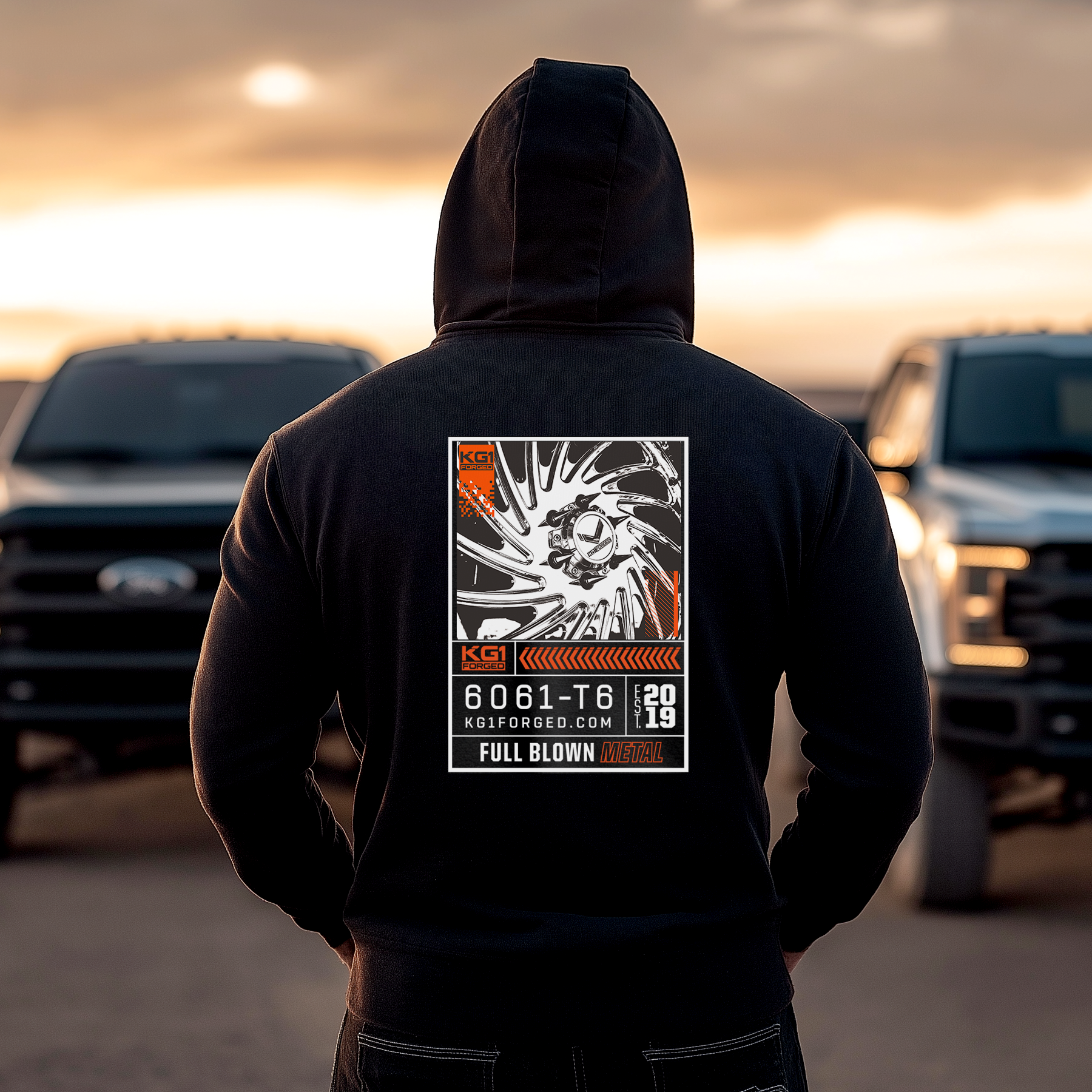 T6061 KG1 Pull Over Hoodie | KG1 Forged