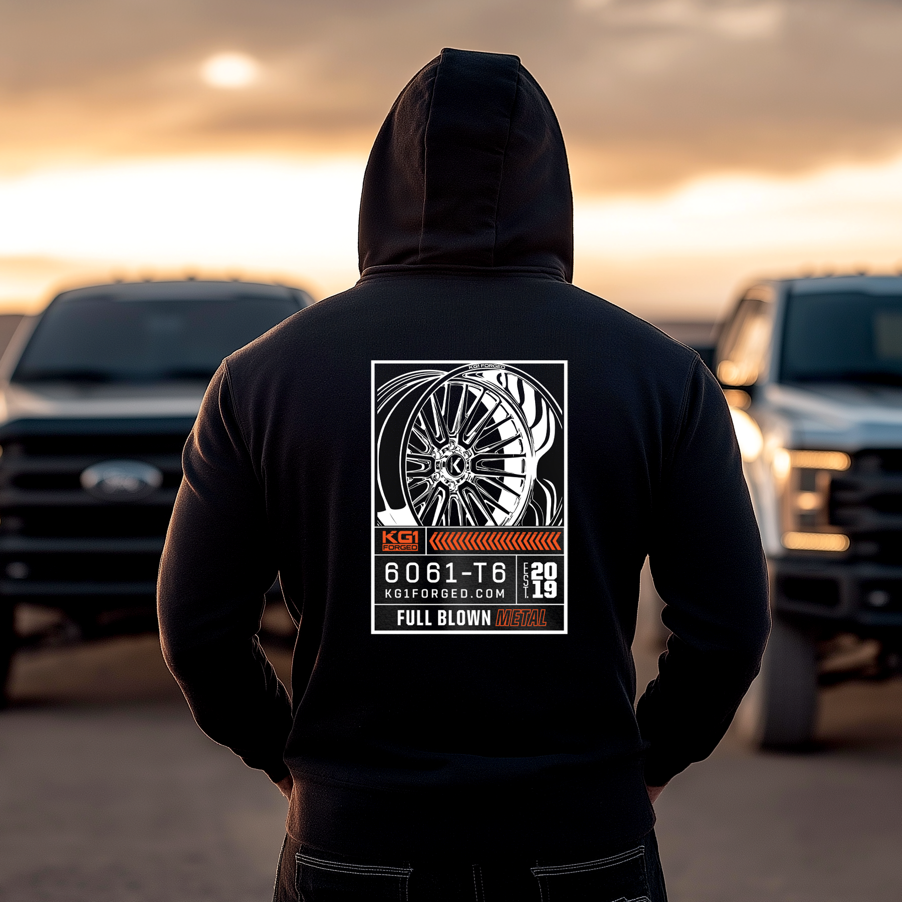 T6061 KG1 Pull Over Hoodie | KG1 Forged